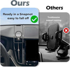 Magnetism Car Phone Holder for Volvo XC60 2018-2025 Accessories Compatible with MagSafe Hands-Free 360 Degree Rotation Adjustable Cell Phone Mount Does Not Affect Air Vent