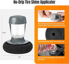 9Pcs Car Wheel Brush kit, Tire Brush, Microfiber Flat Wheel Cleaner Brush, Soft-bristled Rim Cleaner Brush, Tire Shine Applicator, Detailing Brushes, Detailing Pads, Scratch-Free Car Drying Towel
