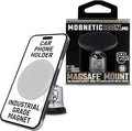 Mob Armor MobNetic Icon.MS MagSafe Compatible Phone Mount, Magnetic Phone Holder for Car w/ 90lb Pull Force, 90º Tilt & 360º Rotation, Aluminum Build, Compatibility for iPhone & Android (Chrome)