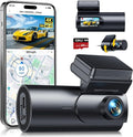 GKU Dash Cam Front and Rear Camera,4K+1080P, 5.8GHz WiFi & GPS Dash Camera for Cars,with 64G SD Card,1.47" Display Dashcam, 24HParking Mode,App,Super Night Vision,Support Max 256GB (D600Pro)
