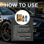 100 Ml/3.38oz Cristal Serum Ultra Car, Crystal Serum Ceramic Coating for Cars, 9h Graphene Ceramic Car Coating Kit, Professional Auto Restore for Paint, Glass & Wheel, Anti Scratch (2pcs)