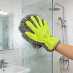 Microfiber Wash Mitt, 2-Pack Car Wash Gloves with 5-Finger Design, Scratch Free Chenille Wash Mitts for Car Washing, Ultra-Soft Detailing Kit for Wheel Tight Spot