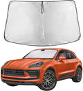 EcoNour Windshield Sunshade Compatible for Porsche Macan 2014-2024 2025 2026, Sun Visor for Front Windshield & Window Sun Shade Cover, UV Heat Blocker & Protector, Car Accessories