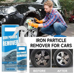 Iron Powder Remover,Car Rust Removal Spray,Color Changing Rustout Instant Remover for Wheels and Paint,Multifunctional Paint Cleaner for Car Maintenance and Metal Iron Cleaning