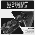 Tackform Link Vent Mount Magnetic Phone Holder - Compatible with 2021-2025 Ford F150 & Raptor, 2023-2025 Ford Super Duty | Aluminum | 2" Arm | Pink | (NOT MAGSAFE Compatible)