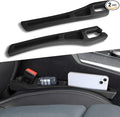 2PCS Car Seat Gap Filler Organizer, Car Organizers and Storage, Multi-Function Auto Side Seat Gap Filler for Prevent Items Falling, Vehicle Accessories Crevice Blocker for Truck SUV (Black)