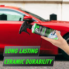 JT's Ceramic Glass Cleaner - Car Window Cleaner | Car Wash All-Natural Streak Free Formula For Car Cleaning (16 Fl Oz)