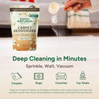 Good Natured Brand | Carpet Freshener & Deodorizer Powder | 31 oz Pet Odor Eliminator for Strong Odor & Pet Urine | Fresh Natural Warm Vanilla Scent | Safe for Homes with Pets