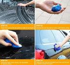 Car Clay Bar Auto Detailing Kit - 4 Pack X 100g Magic Clay Bar Cleaning with Easy Wash The