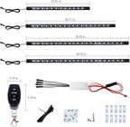 Golf Cart Lights underglow Light kit/Accessories Lighting/Wheel Lights/led Lights underbody/Remote, Music Sync, IP67 Waterproof for EZGO/Yamaha/Club Car (4Pcs)