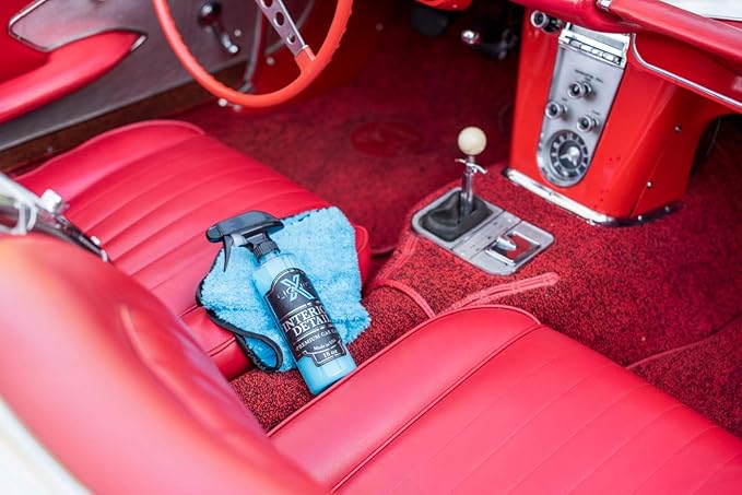 Liquid X Classic Interior Detail Combo - 16oz Interior Detail & Blue Xtreme Waffle Weave Microfiber Towels