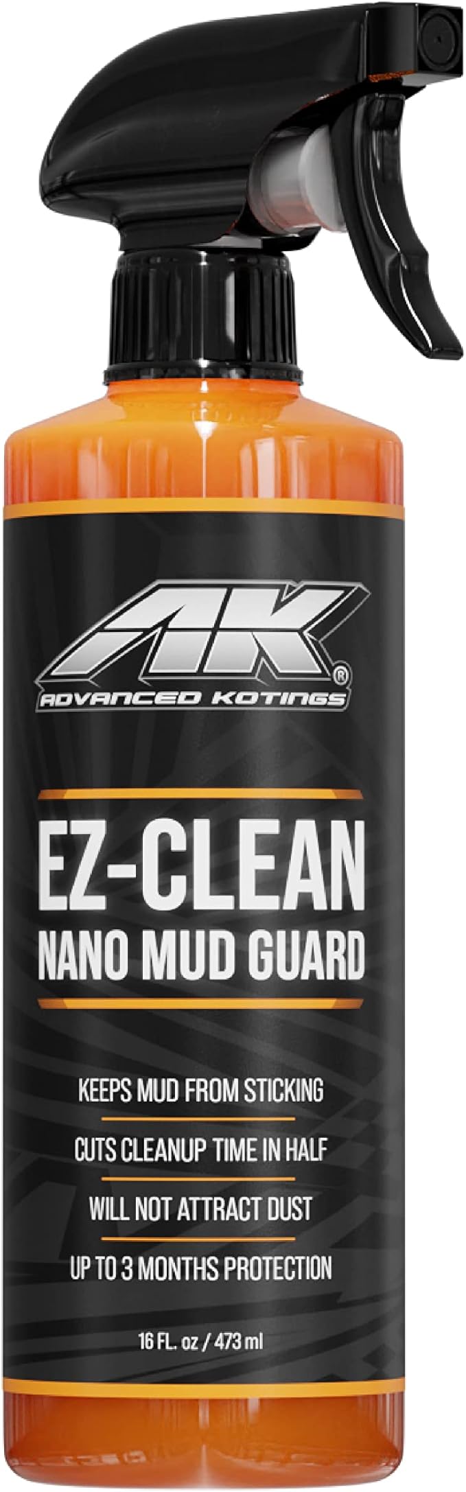 EZ-Clean Mud Guard | Makes Cleanup Easy | ATV, Vehicle, Equipment, UTV, Dirt Bikes Surfaces | 16 fl oz. Spray (4 Pack)