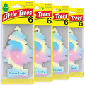 LITTLE TREES Car Air Freshener | Hanging Tree Provides Long Lasting Scent for Auto and Home | 24 Air Fresheners |Cotton Candy