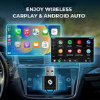 N Wireless CarPlay Adapter for Factory Wired CarPlay Cars – Convert Wired Apple CarPlay to Wireless, 5GHz Fast & Stable Connection, Plug & Play USB Dongle, Auto-Reconnect, Smooth Audio & Navigation