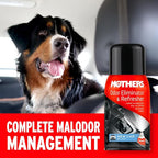 Mothers Odor Eliminator & Refresher, New Car Scent, 2 oz. Aerosol – Whole-Car Fogger Neutralizes Smoke, Pet, Food & Mildew Odors with CMM® Technology, Freshens Cabin & Vent Ducts (06811)