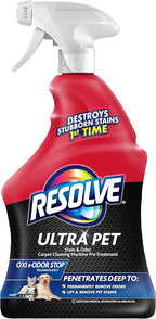Resolve Ultra Pet Carpet Cleaner Spray – for Removal of Pet Stains & Odors, 32oz