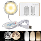 LED Lamp Kit 001 for Bambu Lab H2S/P2S/P1P/A1 Makerworld 3D Prints | 5V USB Powered, 3000K Warm White, Power-Off Color Storage, Adjustable Brightness & Color, DIY Hardware Spare Parts