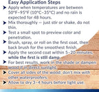 Seal-Once Nano+Poly Penetrating Wood Sealer with Polyurethane - Premium Waterproof Sealant - 2 Gallon & Clear