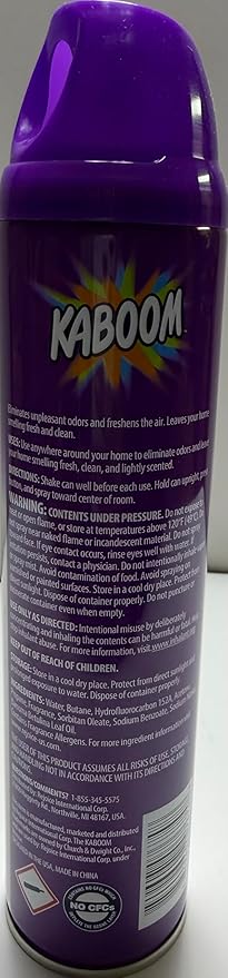 Wizard kaboom | Odor Neutralizer & Air Freshener with freshplex "odor eliminating" technology - 10 Oz. Berry burst (Pack of 4) (Packaging May Vary)