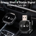 2026 Upgrade 3 in 1 CarPlay Adapter,Screen Mirroring Adapter for Car,Adapter for iPhone/Apple/Android Phone to Car Screen, Auto Connect(Black)