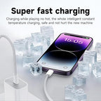 6FT 30W USB Type C Fast Wall Charger Block for iPhone 16e 16 15 Pro Max, AirPods 4 4th, iPad Wall Plug Cube Brick iPad Pro 13/12.9 in, iPad Air 13 iPad 10th Generation,Pencil C to USB C Charging Cable