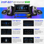 for Silverado Sierra Radio Compatible with Wireless Carplay Android Auto,Car Stereo Bluetooth Navigation GPS WiFi FM AM Multimedia Player Camera Touchscreen 8core Head Unit (2014-2018)