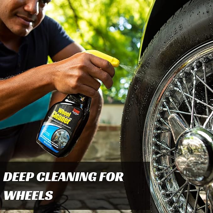 Stoner Car Care 92207 Wheel Cleaner Spray Foaming Gel with Unbeatable Performance, Dissolves Brake Dust, Safe for All Tires, Wheels, and Hubcaps, 16 Fl Oz, Pack of 1