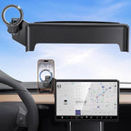 Magnetic Car Mount for Tesla Model Y 2020 2021 2022 2023 2024 2025 & Model 3 2017 2018 2019 2020-2023: 360° Adjustable Car Touch Screen Phone Holder Made for Model 3/Y, for Magsafe iPhone Accessories