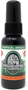 BluntPower (Tropical Breeze Green, 1 Pack) Concentrated Air Freshener for Room and Car Spray - Oil-Based Diffuser Spray Bottle - Long-Lasting Bathroom Spray, Car Freshener, & Odor Eliminator Spray