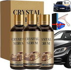 Car Ceramic Coating Agent, Crystal Serum Ceramic Coating, Ceramic Car Coating Kit - Crystal Serum, Advanced Graphene Ceramic Coating for Cars, 9H Graphene Coating for Auto Car Detailing (3Sets)