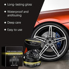 New 2026 Car Tire Ceramic - Powerful Wheel Cleaning Refurbish Wax, Tyre Nourish Cream, Tire Wax for Ultimate Wheel Protection (2 PCS Basic Set)