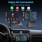 Wireless CarPlay Adapter for iPhone 2026 Upgrade - Plug & Play Convert Wired to Wireless Compatible with Cars 2016+, iOS 10+ (USB A/USB-C)