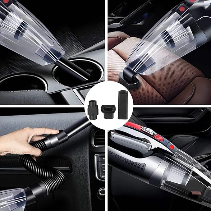 Handheld Vacuum Cordless car Cleaner, Powerful Cyclone Suction, Portable Rechargeable Household