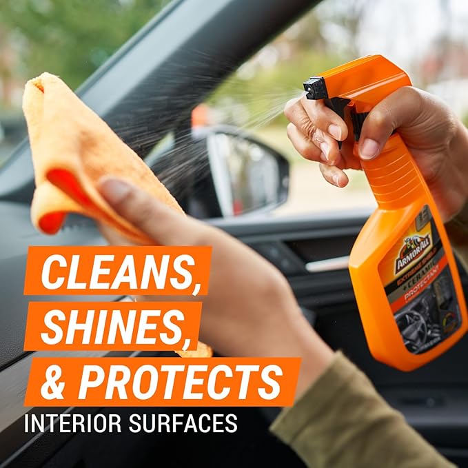 Armor All Extreme Shield Protectant Spray , Interior Car Cleaner with UV Protection Against Cracking and Fading, 16 Fl Oz