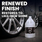 LANE'S New Aluminum Car Wheel Cleaner | Acid Rim Cleaner and Brightener | Brake Dust, Oxidation & Rust Remover for Motorcycles, Cars, Trucks | Shines & Eliminates Hard Scrubbing | 1 Gallon, 2 Pack