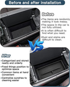 2023-2025 2026 Lexus RX350 Center Console Organizer for Lexus RX350 Accessories Silicone Material Double Armrest Console Glove Tray Compatible with 2023 2024 2025 2026 Lexus RX350/RX350h/RX500h(2PCS)