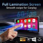 MINIX [2026 Fully Laminated Screen] 60fps Portable Wireless Carplay Car Stereo 8.9 Inch 1920 * 720 HD Touchscreen for Carplay&Android Auto Car Stereo Receiver Supports Steering Wheel Controls
