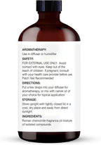 Majestic Pure Essential Oil with Glass Dropper - 100% Pure and Natural - Essential Oils for Diffuser, Aromatherapy, Soap and Candle Making, Chamomile Essential Oil, Chamomile Oil, 4 Fl Oz