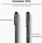pitaka for iPhone 16 Pro Max Case 6.9 Inch, Compatible with MagSafe, Thin & Light Case iPhone 16 Pro Max with a Caseless Feel, 600D Aramid Fiber Woven [Ultra Slim-Black/Grey (Twill)]