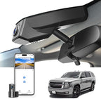 Mangoal Front 4K & Rear 1080P Dash Cam Custom fit for Chevy Suburban/Tahoe 2015 2016 2017 2018 2019 2020(Model C), Model C & Model D Have Same Models Years but Vehicle Sensor Cover are Different