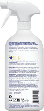 ATTITUDE Stain Remover Spray for Laundry, Removes Odors & Stains, Plant-Based & Vegan, Citrus Zest Scent, 27.1 Fl Oz (Pack of 6)