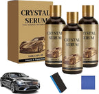 100 Ml/3.38oz Cristal Serum Ultra Car, Crystal Serum Ceramic Coating for Cars, 9h Graphene Ceramic Car Coating Kit, Professional Auto Restore for Paint, Glass & Wheel, Anti Scratch (3pcs)