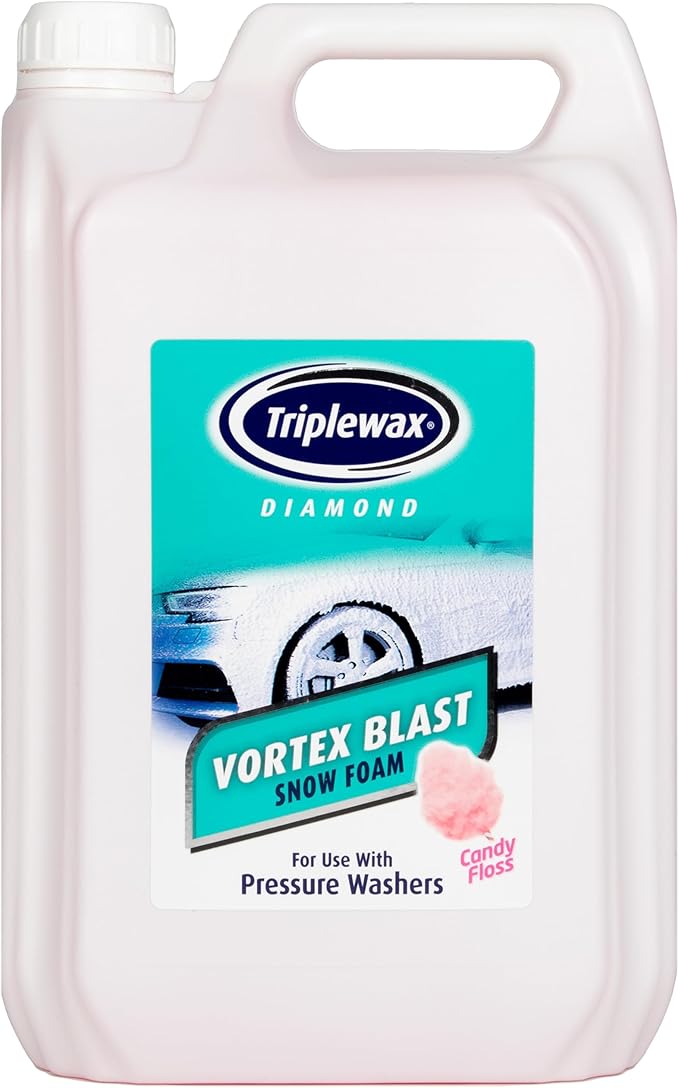 Triplewax Snow Foam Car Wash Soap 169 fl oz High-Foam Pre-Wash Shampoo for Foam Cannons and Pressure Washers Touchless Car Wash for Cars, Trucks and SUVs