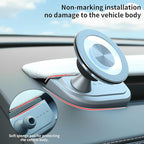Magnetic Suction Cup Phone Mount for Magsafe for 2025 2026 Tesla Model Y Juniper Driver Side Vent Fixed Holder Strong 2400gf Magnetic iPhone Mount with 360° Rotation One-hand use No Airflow Block