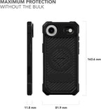 Rokform Rugged Case Compatible with iPhone 17 Air, Magnetic Cover (Black)