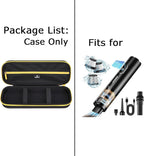 Tourmate Hard Storage Case for Upbooz/Vacuum/Minthouz/Dovety Vacuum Cordless - Travel Case for Portable Car Vacuum(Only Case)(Black & Yellow)