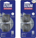 Ozium Membrane Car Vent Clip AC Air Fresheners Car Air Freshener and Car Odor Eliminator (That New Car Smell, 4 Packs)