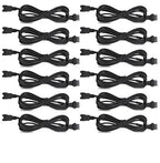 Rock Light Extension Wire 4 Pin 12 Pcs 4 Pin 60 inch, Pure Copper Insulated Cable LED Cable Cord Set for Motorcycle ATV Golf Car Trucks Neon Strip