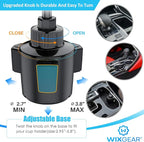 WixGear Wireless Car Charger, Auto-Clamping Fast Wireless Car Charger, Cup Phone Holder for Car, 10W Qi Fast Charging Compatible iPhone 11, Xs/MAX/XS/XR/X/8/, Samsung S10/S9/S8 Full Automatic Arms