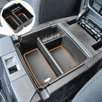 EDBETOS Center Console Organizer Tray Compatible with Jeep Wrangler JK/JKU 2011-2018 Rubicon Sport Sahara Accessories Armrest Storage Glove Box, Orange